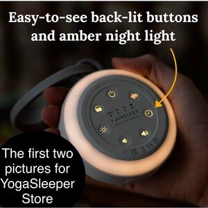 Sleeper Amber Night Light and Sound Machine - White